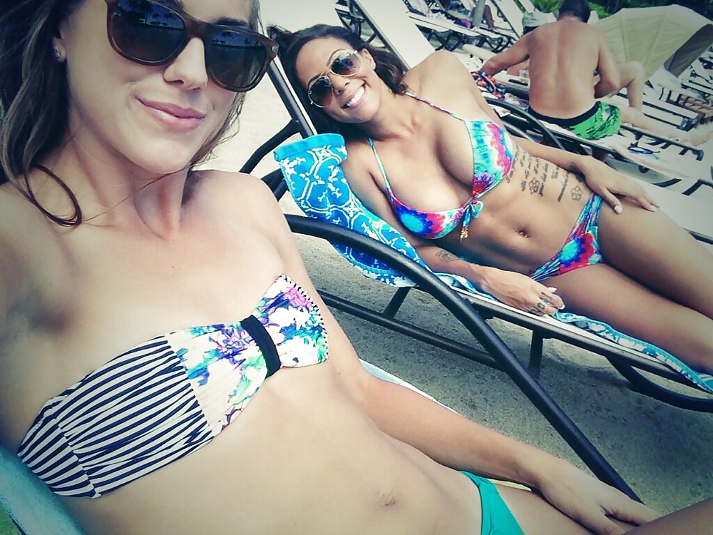 Alex morgan & sydney leroux bikini candids
 #27058622