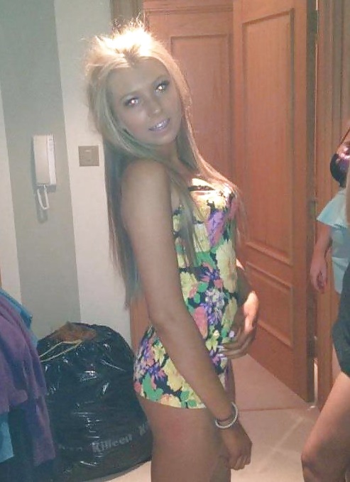 Irish chav has legs that just keep going #27688759