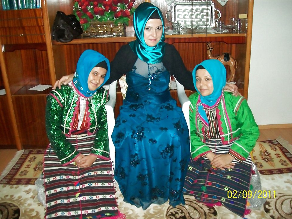 Turk Turc Turban Portant L'interface Hijab #29609388