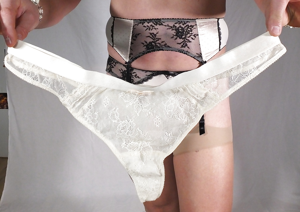 Shemale And Crossdresser Vintage Ivoire Panty #39944135