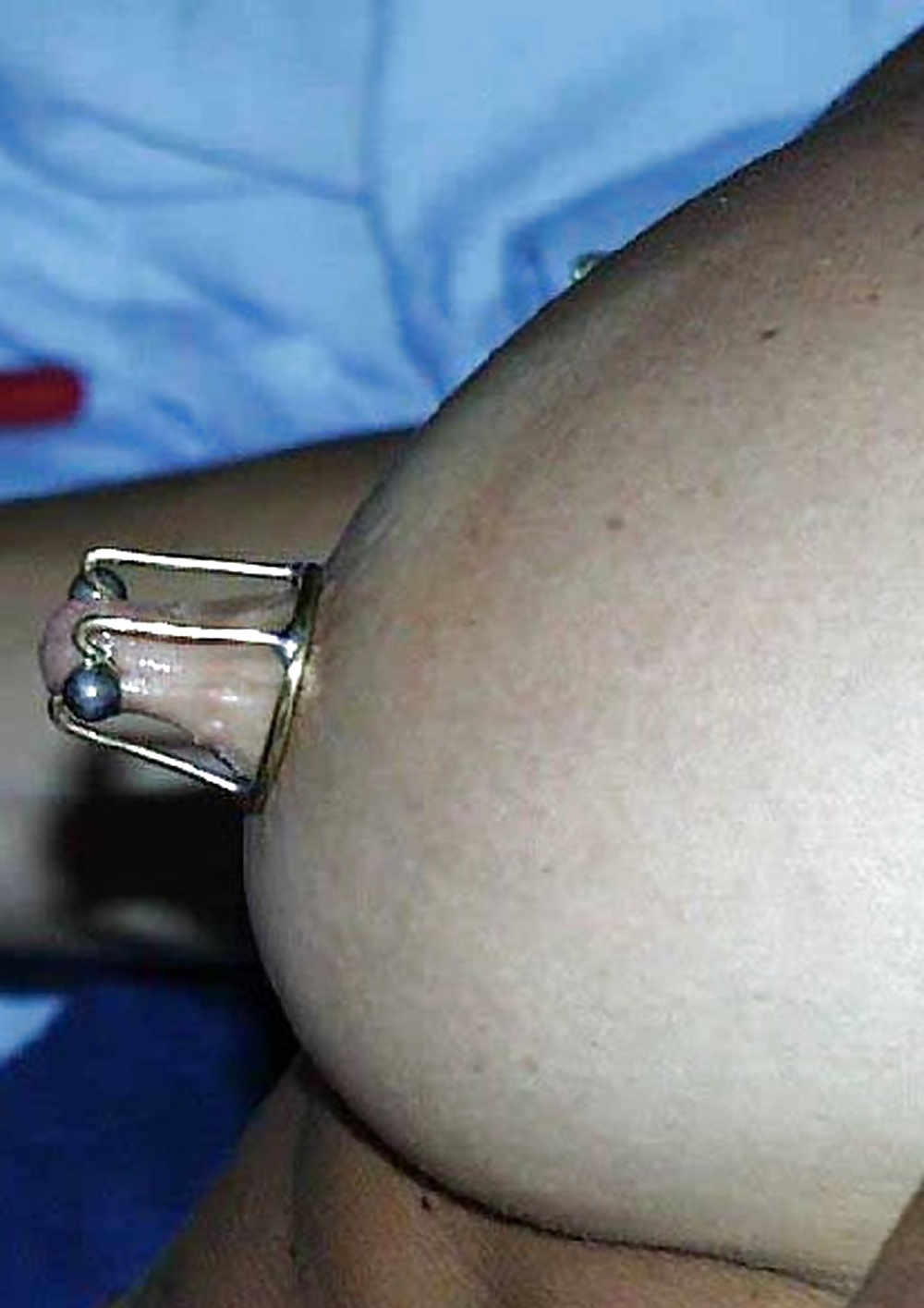 Sexslave Kin wife slut 2x550Ml silicone tits pierced #28450258