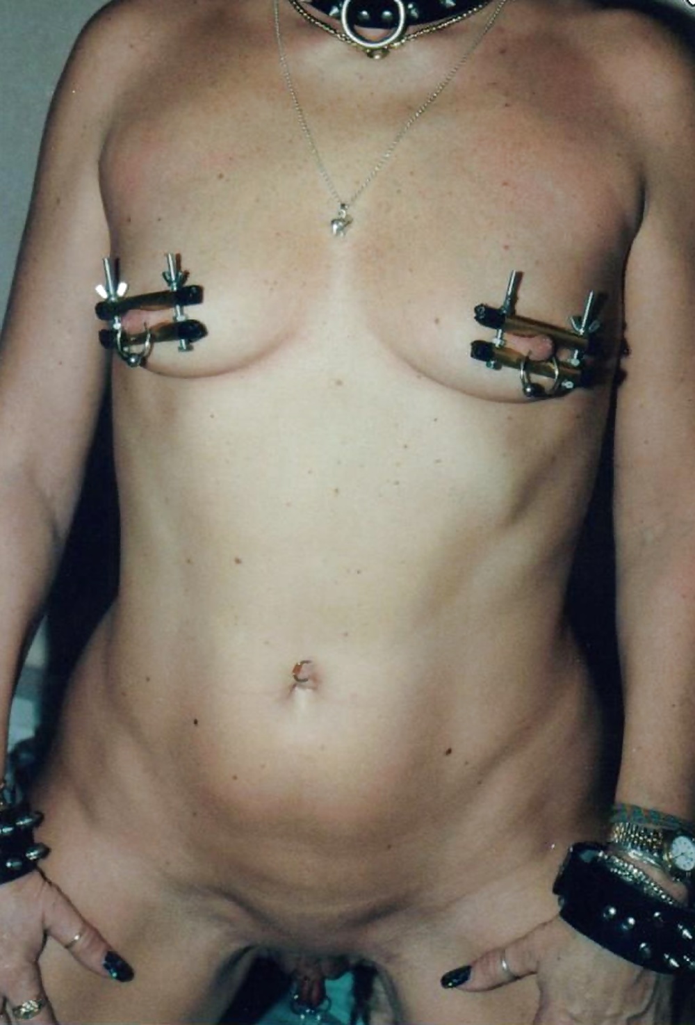 Sexslave Kin wife slut 2x550Ml silicone tits pierced #28451109