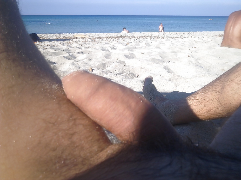 Nude on  beach Alcudia Bay - Mallorca #32689342