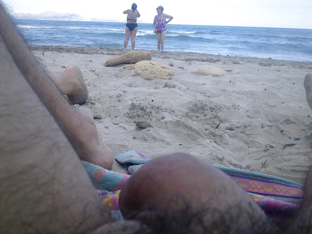 Nude on  beach Alcudia Bay - Mallorca #32689361
