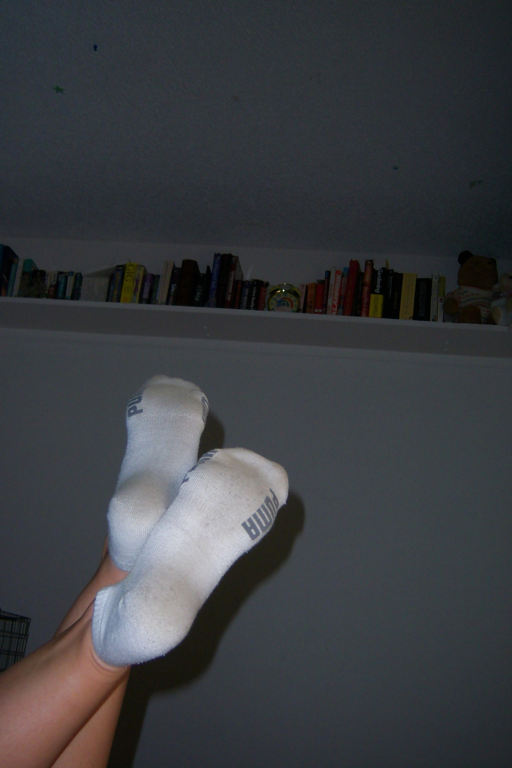 Mezcla de fetiches de calcetines blancos.
 #38688406