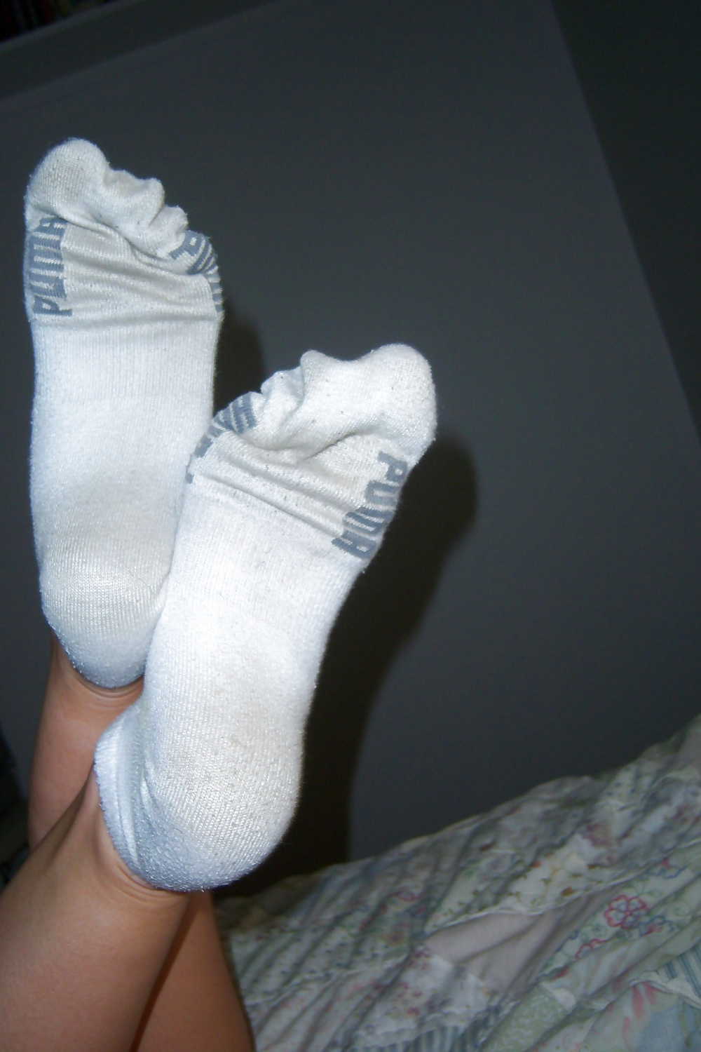 Weiße Socken Fetisch-Mix. #38688417