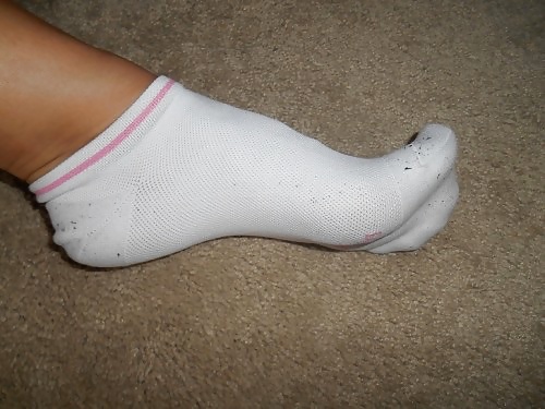 Weiße Socken Fetisch-Mix. #38688577