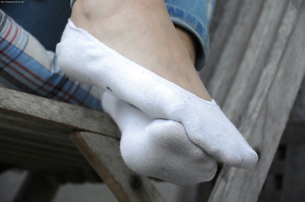 Mezcla de fetiches de calcetines blancos.
 #38688619