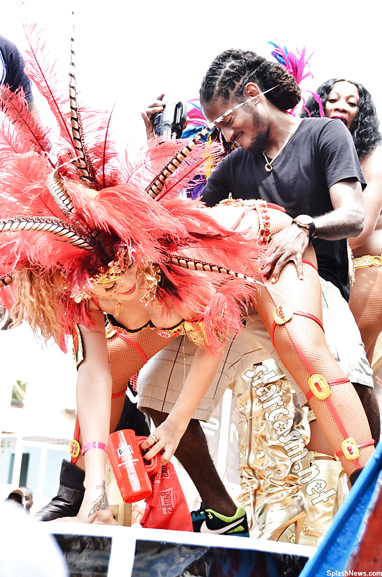 Rihanna festival thong, she is ready for fuck 2014 #26925860