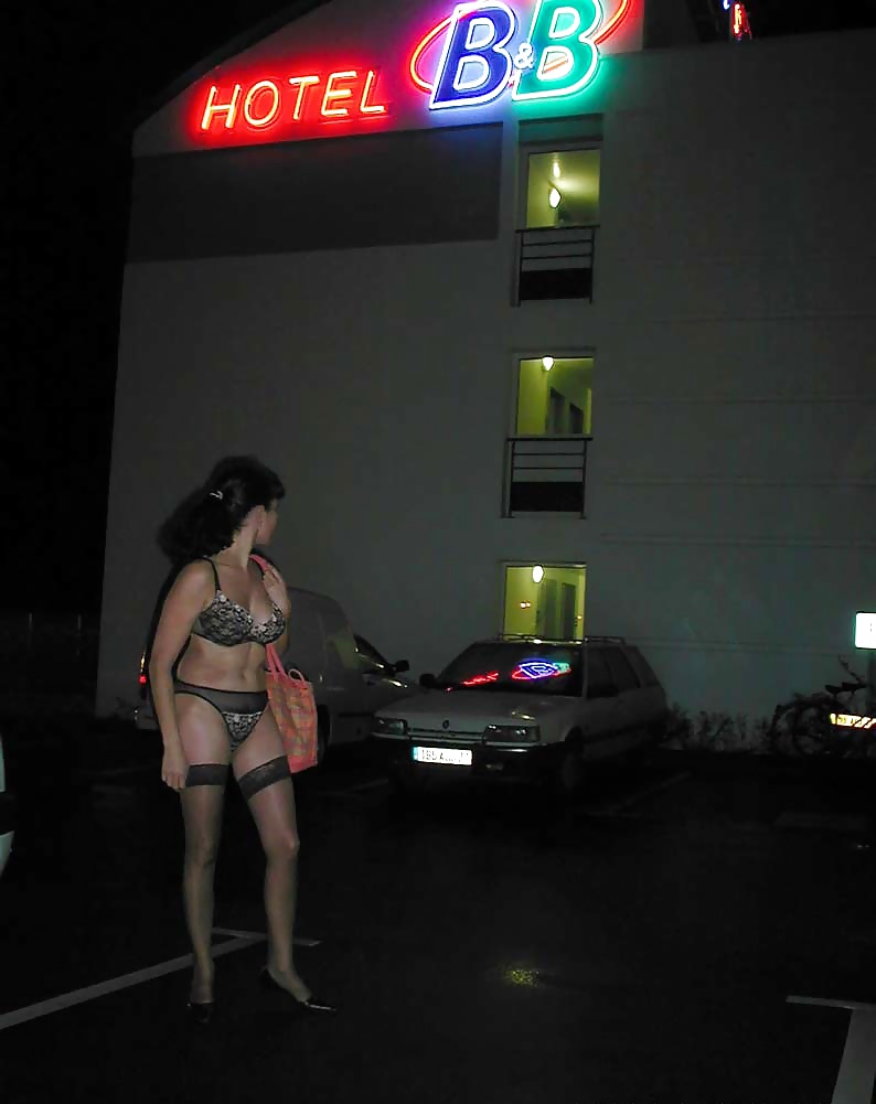 FRENCH NADINE flashing at the hotel B&B 2002 #24420787