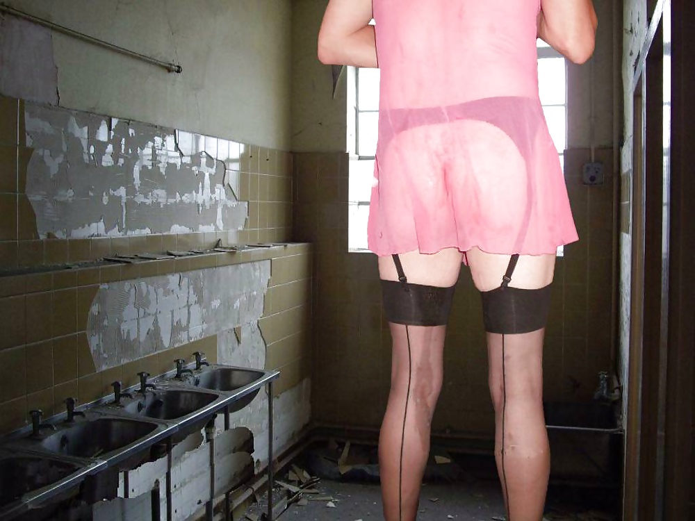 School girl tranny used and abused in ruined public toilets  #31256776
