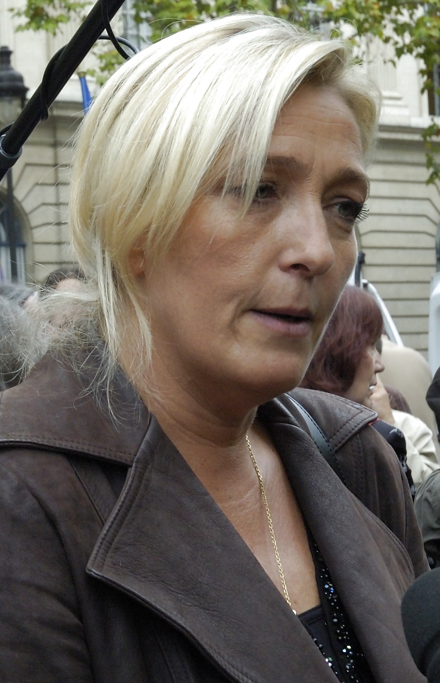 I adore jerking to sexy Marine Le Pen #35343838