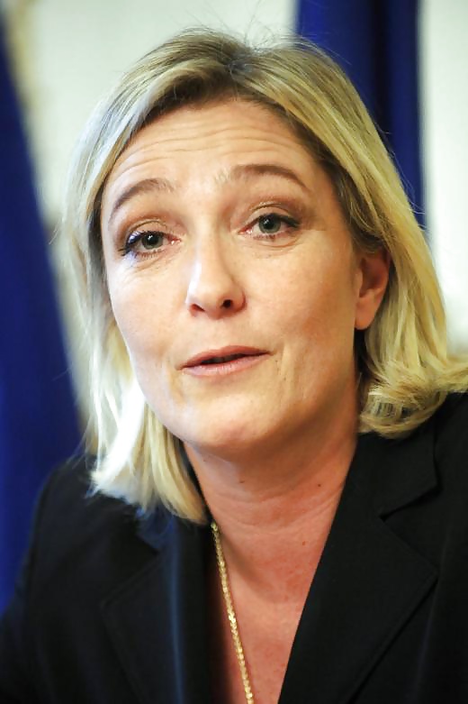 I adore jerking to sexy Marine Le Pen #35343900