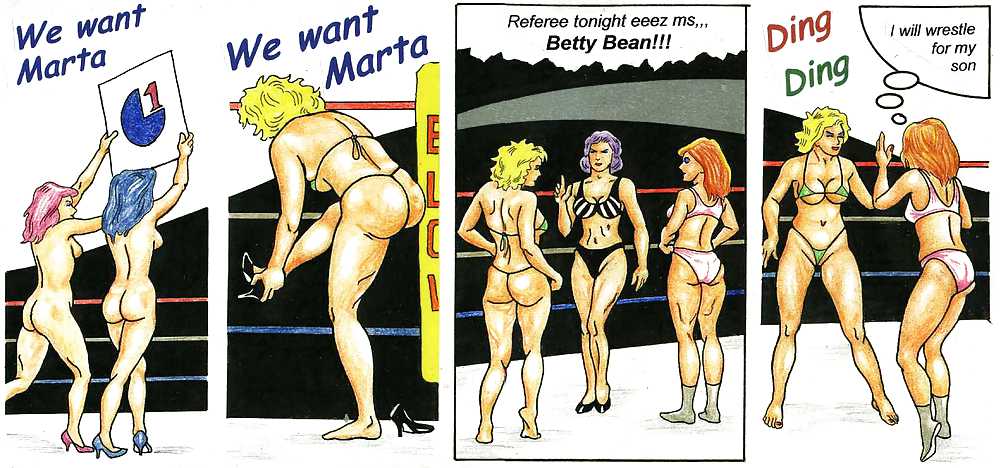 Wrestling cartoons #24319134