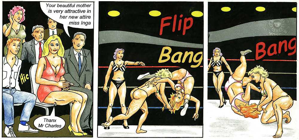 Wrestling cartoons #24319150