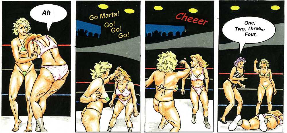 Wrestling cartoons #24319162