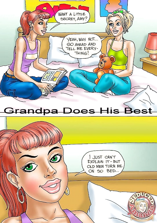 誘惑されたアマンダ - おじいちゃんはベストを尽くす
 #40209394