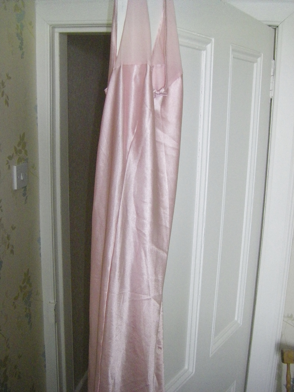 Rosa Nylon Nachthemd Fetisch #26793067