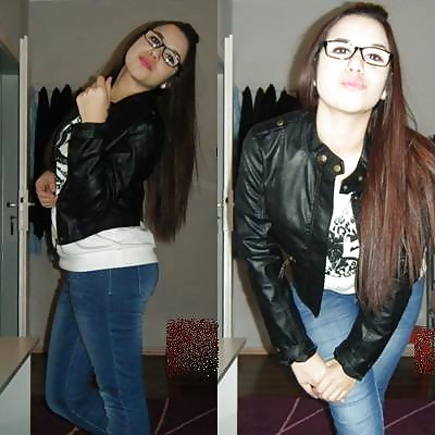 Turksih teen with glasses and a tight body! Is she a virgin? #29965718