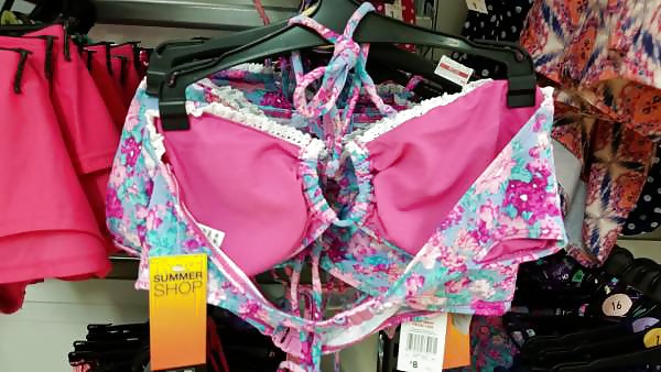 Sissy jayne so horny for her new pink bikini she dribbles #32769527