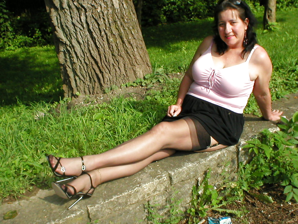 Plump Schlacke Joanie In Nylons #28960090