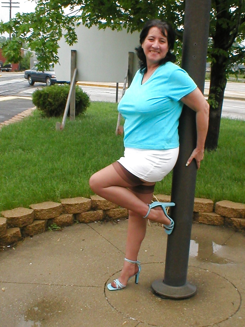 Plump Schlacke Joanie In Nylons #28960135