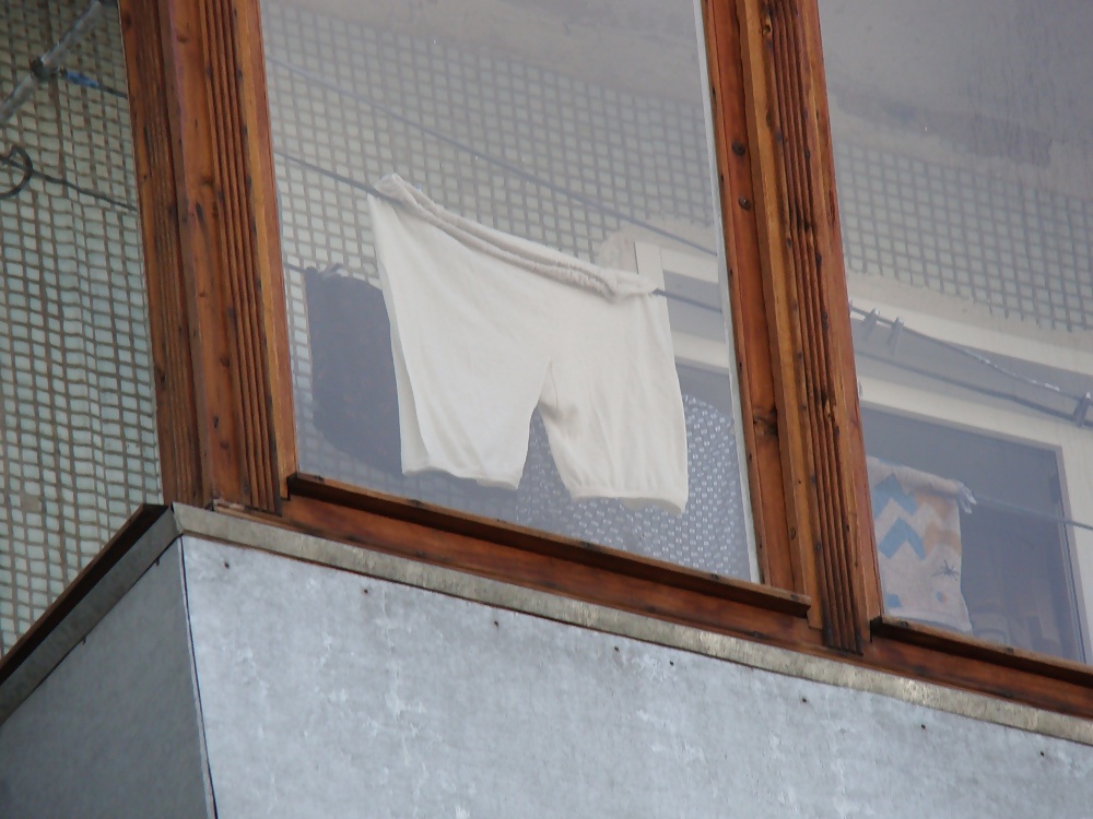 Knickers and panties on a clothesline! Amateur! #33703581