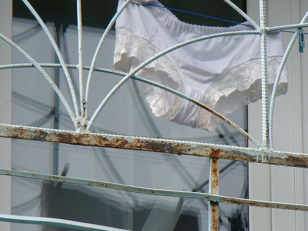 Knickers and panties on a clothesline! Amateur! #33703610