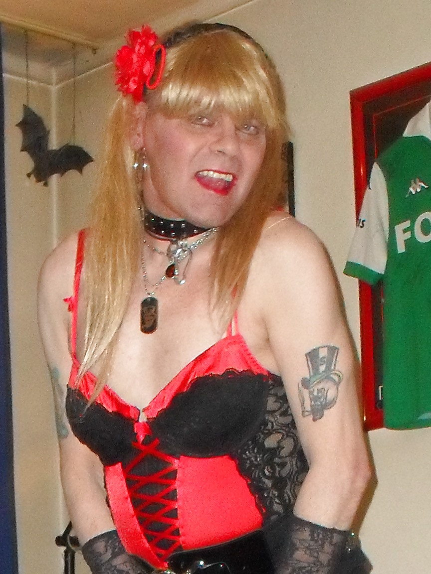 Ruby,s red,n black corset.. #37561978