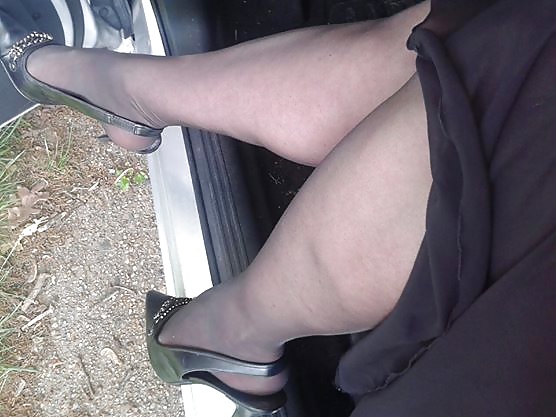Michelle 52 Years old Lady Nylons and Heels #28498740