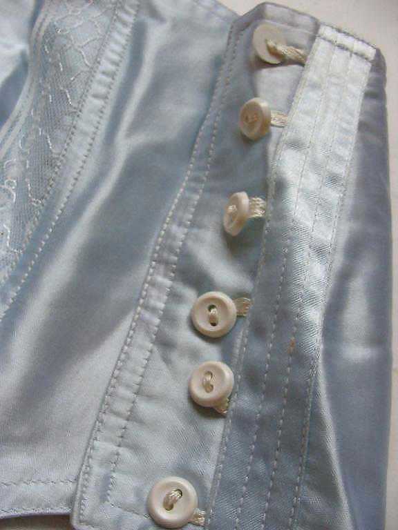 Vintage satin garter belts #23704471