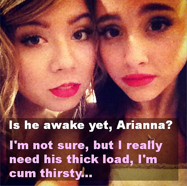 Jennette McCurdy and Arianna Grande captions #37742346