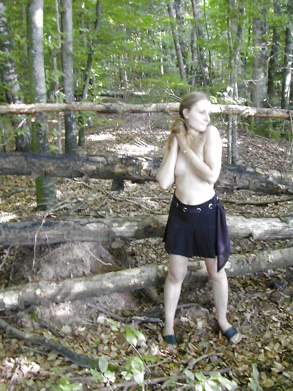 Stephanie in the forest #34055197