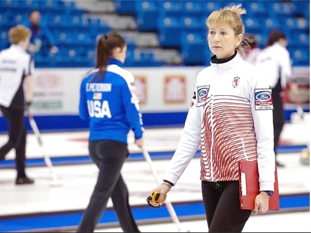 2015 Womens Curling season Jack off spectacular #30629807