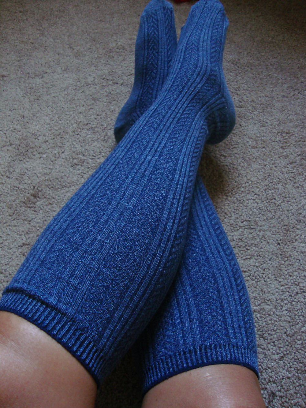 Purple Knee High Socks #37865300