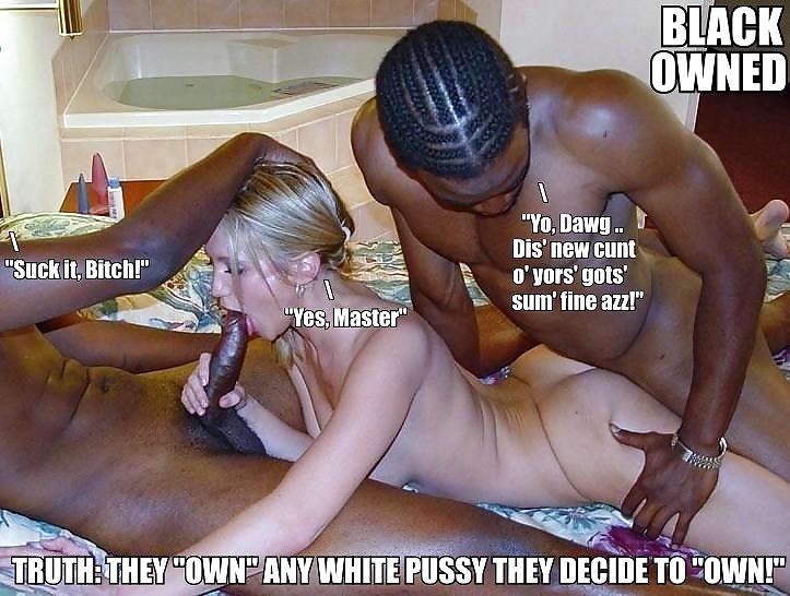 Interracial Captions - Black Daddy Owns Her !! #34739813