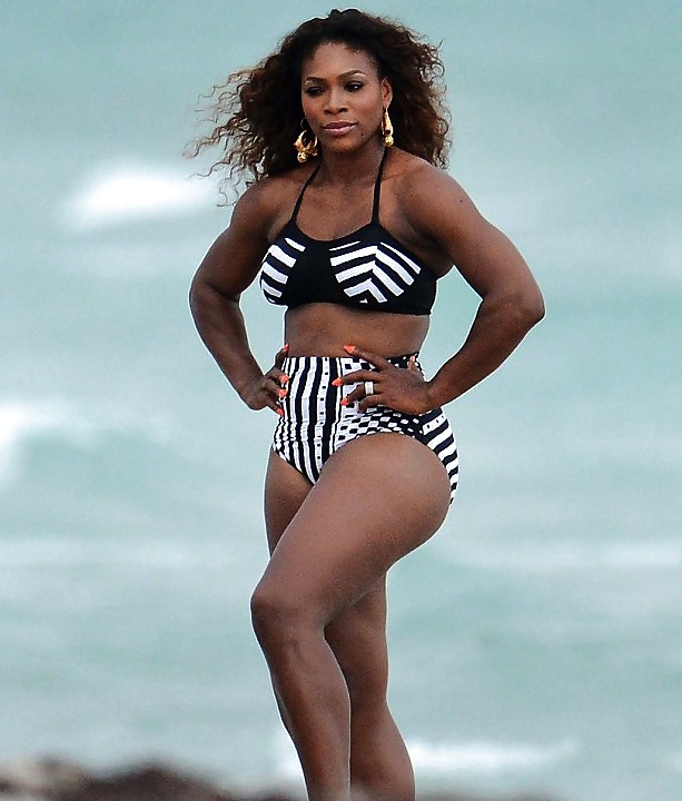 Serena Williams: Thick ASS Body Beach Photohoot - Ameman #37757042