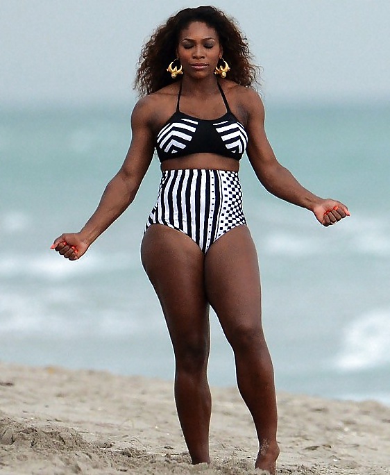 Serena Williams: Dicke Hintern Körper Strand Photohoot - Ameman #37757065