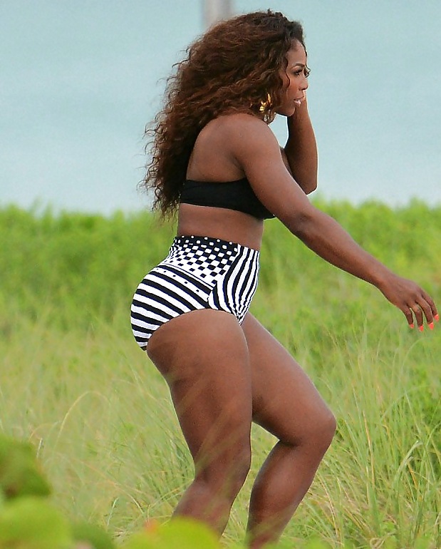 Serena Williams: Dicke Hintern Körper Strand Photohoot - Ameman #37757072