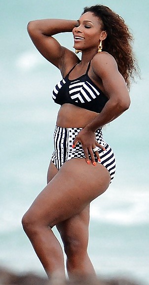 Serena Williams: Dicke Hintern Körper Strand Photohoot - Ameman #37757082