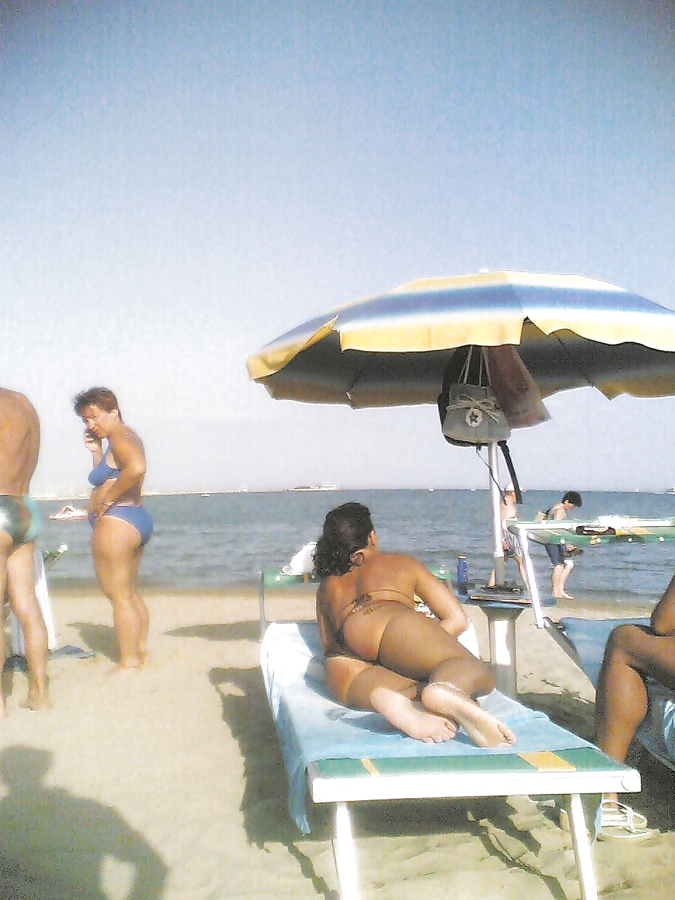 italian milf Candid Ass beach 2014 #35370880