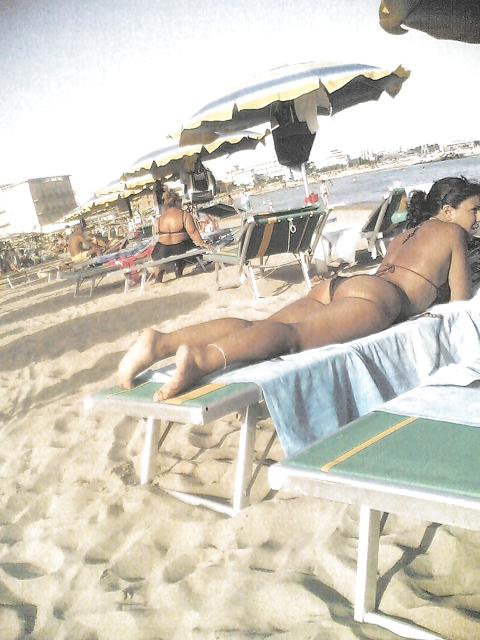 italian milf Candid Ass beach 2014 #35370966