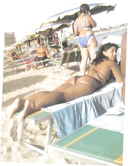 italian milf Candid Ass beach 2014 #35370991