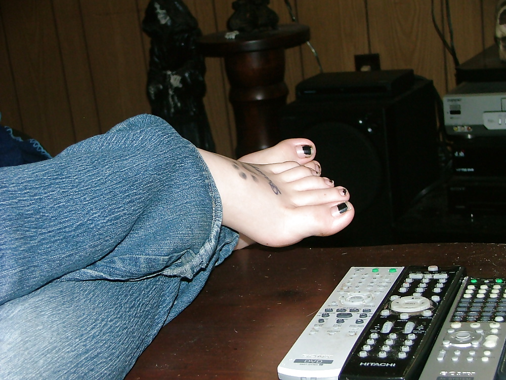 Tattooed Pierced Redhead, Foot Fetish #29916927