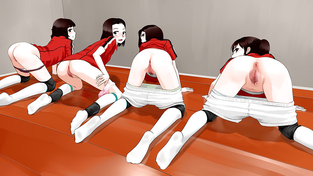 0162- cartone animato ragazze sportive porno-arte del cazzo 
 #36621788