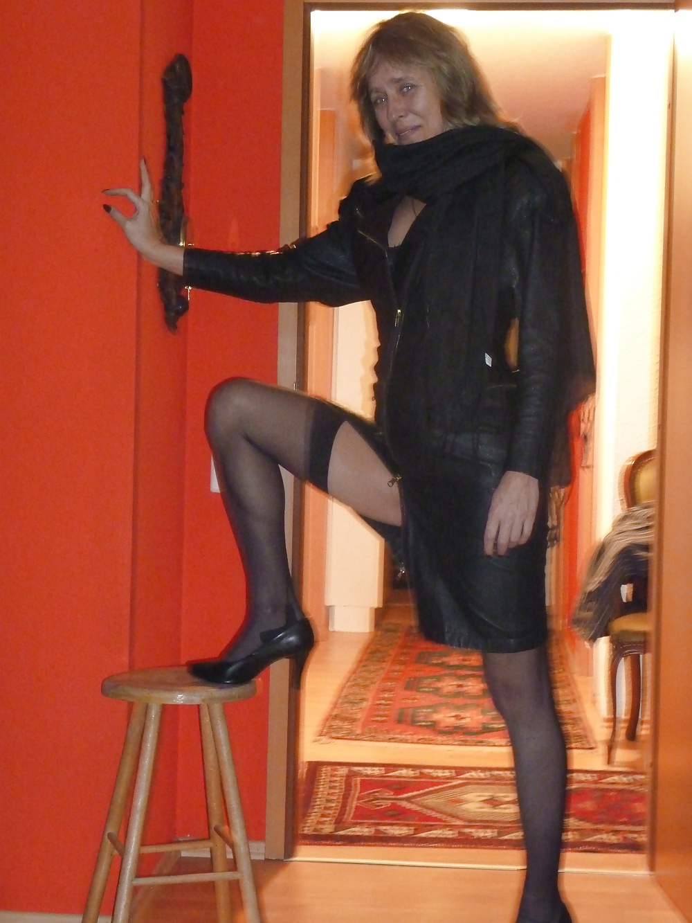 Bitch in leather and boots #38952052