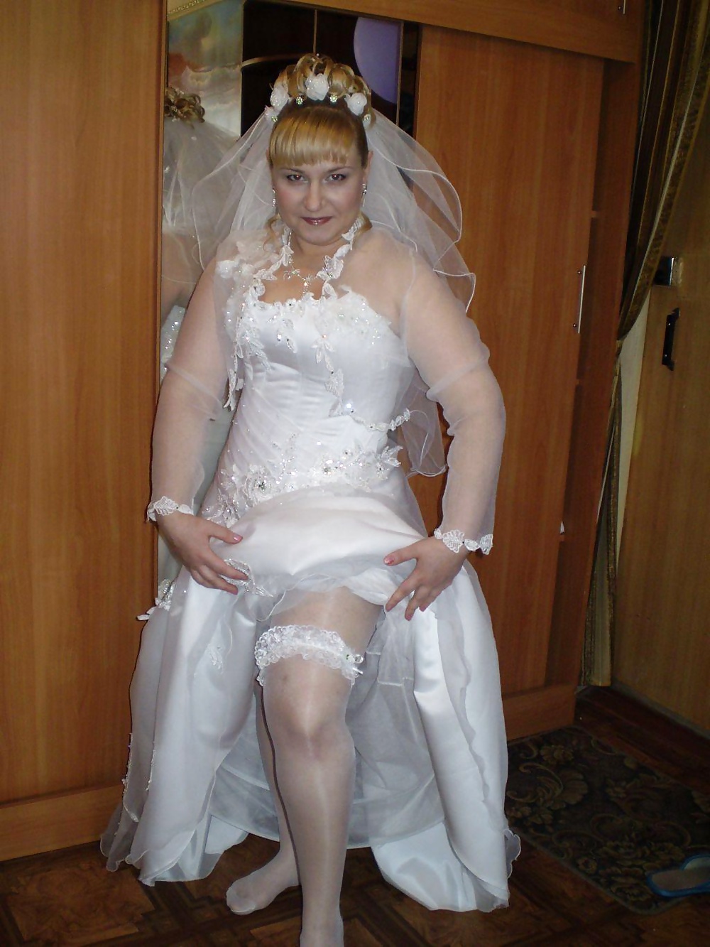 Wedding bride oops,flashing 2 #26193965