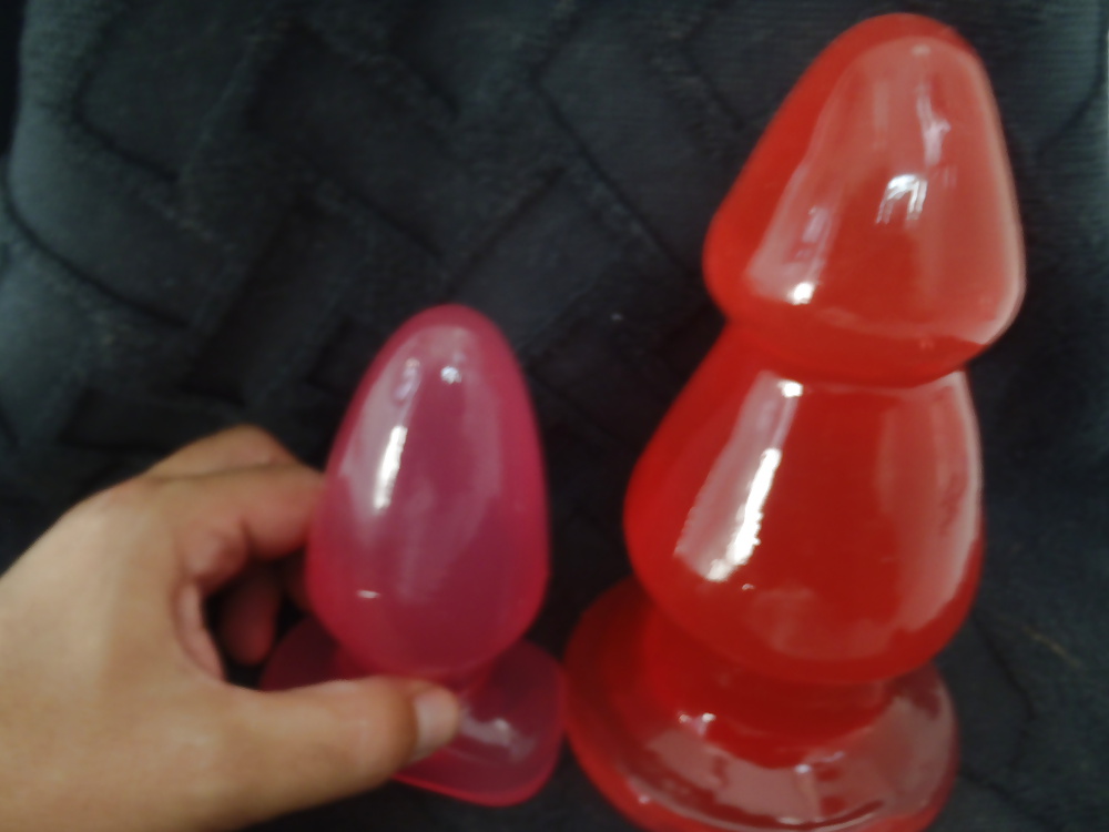 New butt plugs little pink huge red #24608490