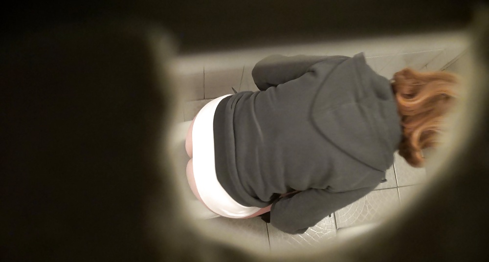 Auszuspionieren Big Ass In Toilette #39265813