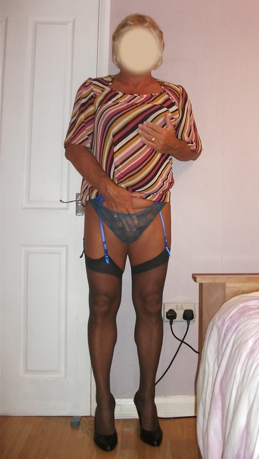 Multi-Coloured Top and Sheer Turquoise Undies #24811206